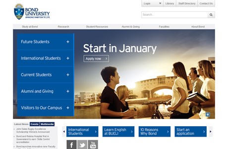 Bond University Website