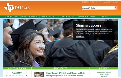 The University of Texas at Dallas Website