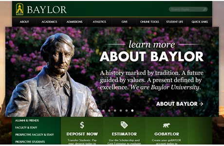 Baylor University Website
