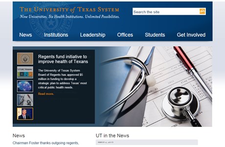 University of Texas Website