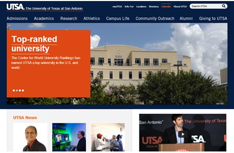 The University of Texas at San Antonio Website