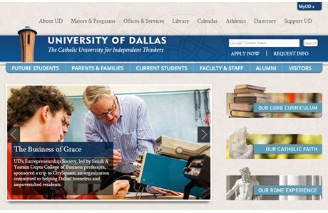 University of Dallas Website