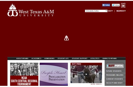 West Texas A&M University Website