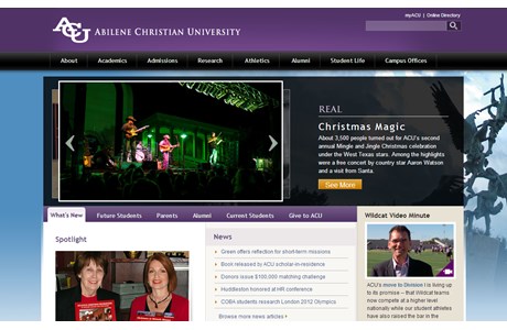 Abilene Christian University Website