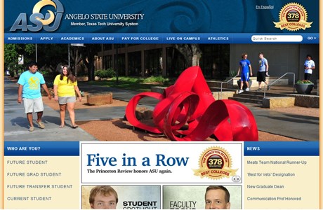 Angelo State University Website