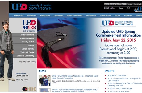University of Houston-Downtown Website