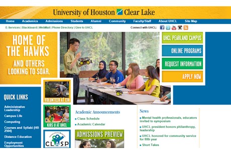 University of Houston-Clear Lake Website