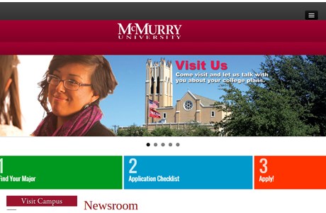 McMurry University Website