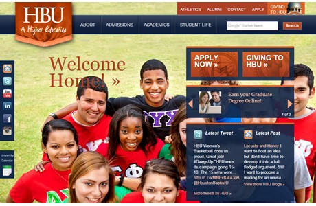 Houston Baptist University Website