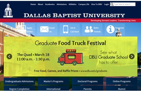 Dallas Baptist University Website