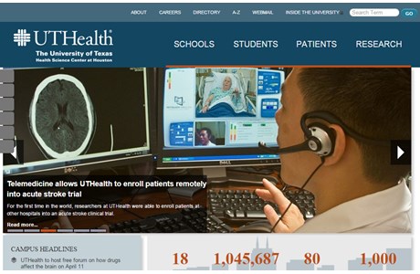 The University of Texas Health Science Center at Houston Website