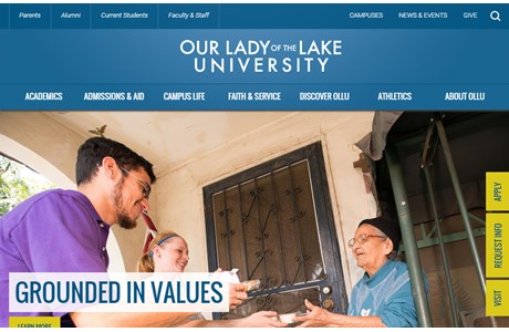 Our Lady of the Lake University Website