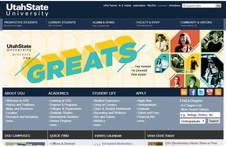 Utah State University Website