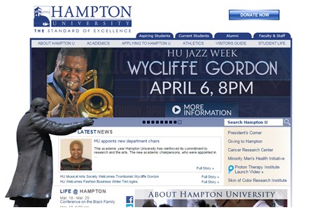 Hampton University Website