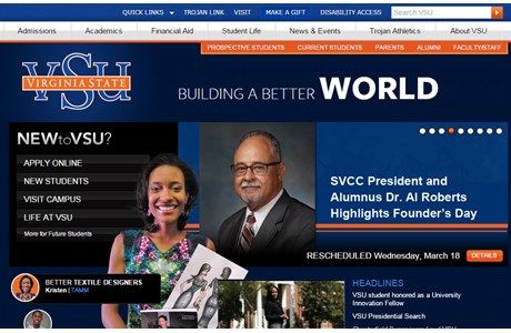 Virginia State University Website