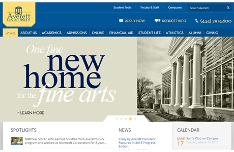 Averett University Website