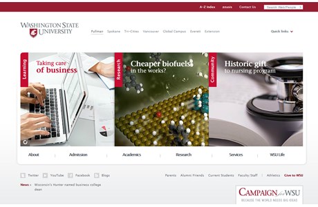 Washington State University Website
