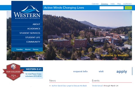 Western Washington University Website