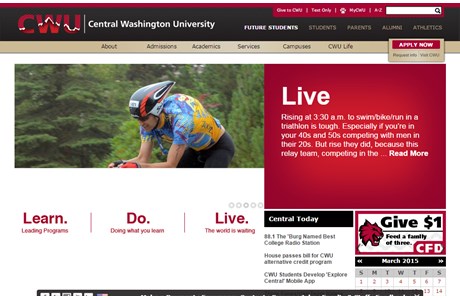 Central Washington University Website