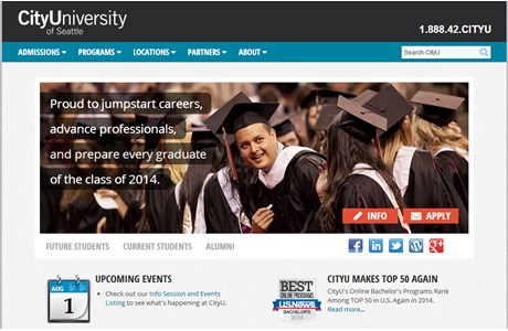 City University of Seattle Website