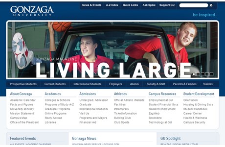 Gonzaga University Website