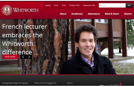 Whitworth University Website