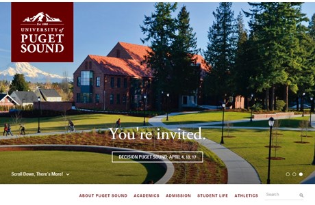University of Puget Sound Website