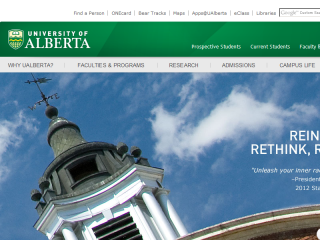 University of Alberta Website