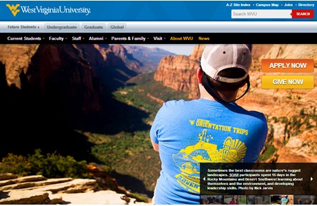 West Virginia University Website