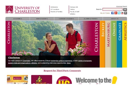 University of Charleston Website