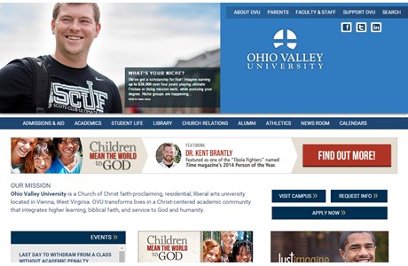 Ohio Valley University Website