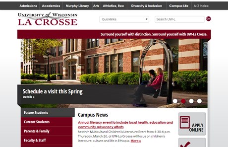 University of Wisconsin-La Crosse Website