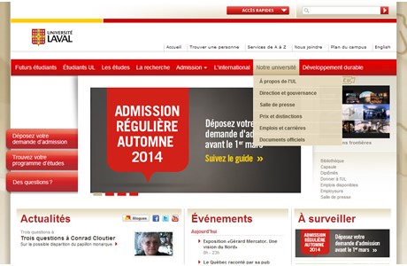Laval University Website