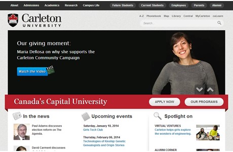 Carleton University Website