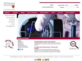 McMaster University Website