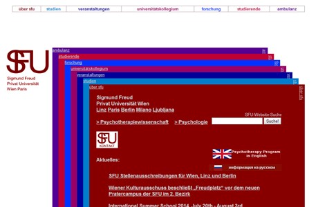 Sigmund Freud Private University Vienna Website