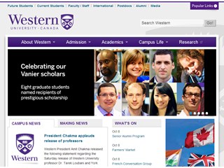 The University of Western Ontario Website