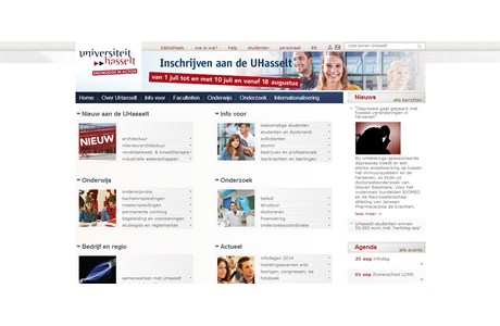 Hasselt University Website