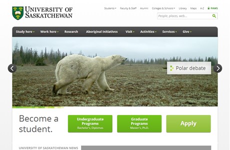 University of Saskatchewan Website