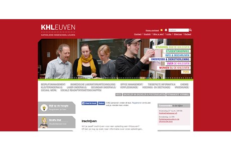 Leuven University College Website