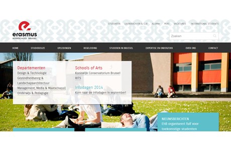 Erasmus University College, Brussels Website