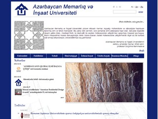 Azerbaijan Architecture and Construction University Website