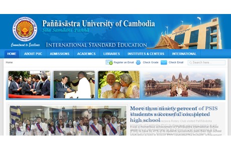 Pannasastra University of Cambodia Website