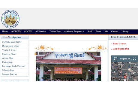 Angkor University Website