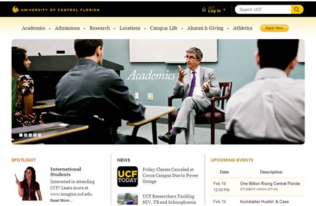 University of Central Florida Website