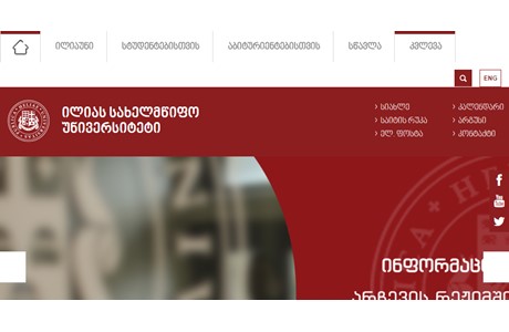 Ilia State University Website