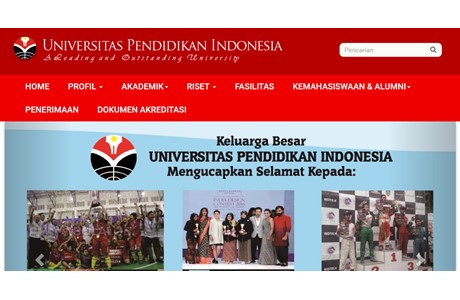 Indonesia University of Education Website