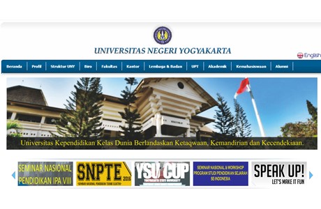 State University of Yogyakarta Website
