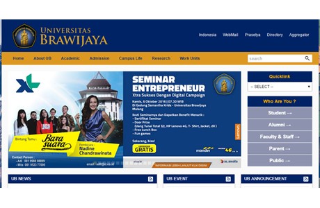 Brawijaya University Website