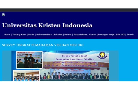 Christian University of Indonesia Website
